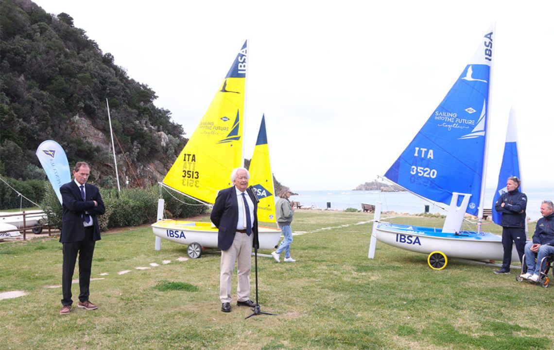 Giorgio Pisani, Vice President Southern Europe of IBSA and Leader of the Sailing into the Future. Together project