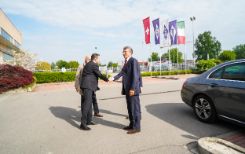 Il Presidente di Assolombarda A. Spada in visita presso IBSA Farmaceutici