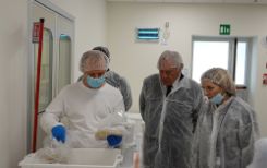 Arturo Licenziati in visita presso lo stabilimento produttivo di Cassina de' Pecchi