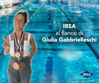 IBSA Farmaceutici fa il suo ingresso nel mondo del nuoto come sponsor di Giulia Gabbrielleschi
