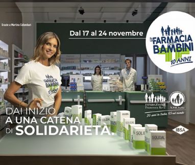 In Farmacia per i Bambini – a wide collection of drugs against health poverty  – from 17 to 24 November