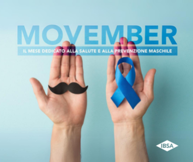 IBSA celebra “Movember”, il mese dedicato alla salute e alla prevenzione maschile