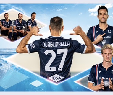 Sport e Sostenibilità: il marchio IBSA sulla maglia green SAMP FOR PEOPLE